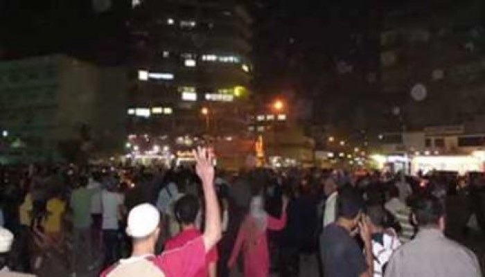 مسيرة حاشدة رافضة للانقلاب تنطلق من ميدان الحلمية