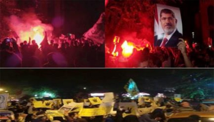 ثوار المعادي في مسيرة حاشدة تهتف بسقوط داخلية الانقلاب