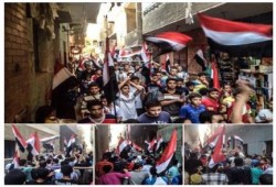 الجيزة: شبرامنت تهتف ضد العسكر فى جمعة ‫اسقطوا النظام