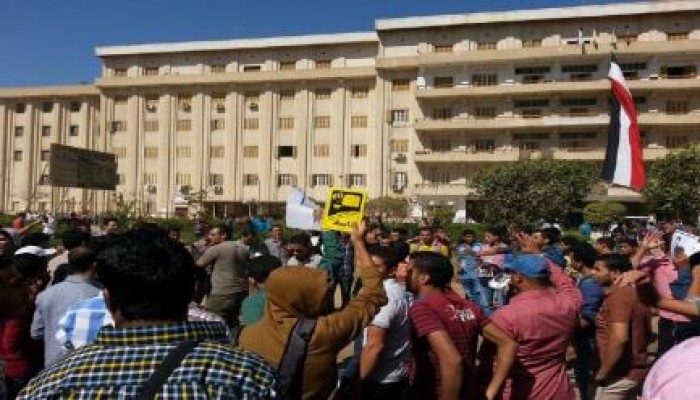 بدء فعاليات طلاب بني سويف ضمن أسبوع "أسقطوا النظام"