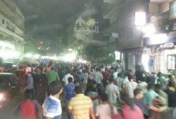 ثوار الهرم مستمرون في حراكهم الثورى بمسيرة ليلية ضد الانقلاب