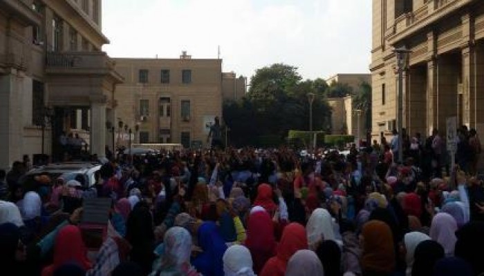 طلاب ضد الانقلاب جامعة القاهرة ينظمون فاعلية حاشدة داخل الحرم الجامعة