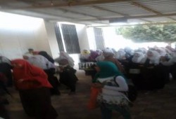 المنوفية : طالبات المعهد الأزهري بالسادات ينظمون وقفة ضد الانقلاب تتحول لمسيرة