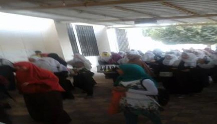 المنوفية : طالبات المعهد الأزهري بالسادات ينظمون وقفة ضد الانقلاب تتحول لمسيرة