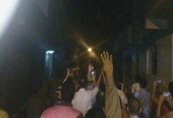 المنوفية : مسيرة ليلية لثوار بركة السبع ضد الانقلاب العسكري