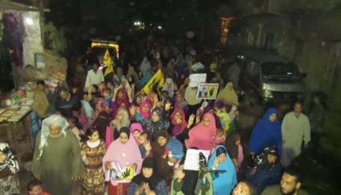 بني سويف تنتفض ب 4 تظاهرات ليلية تنديداً بتوريط مصر مع ليبيا