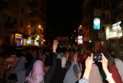 "لن تركع امه قائدها محمد" هتافات رددها ثوار طنطا اليوم خلال مسيرة ضد الانقلاب