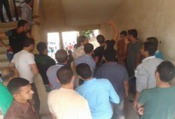 طلاب ضد الانقلاب بدمياط يتظاهر للاحتجاج على خطف طالب بدراسات اسلامية