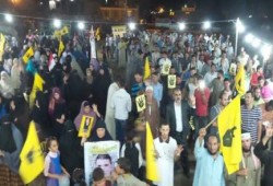 بالصور .. كفرالشيخ : مؤتمر حاشد لثوار ‫‏بلطيم‬ تحت شعار " يوم من رابعة "