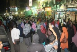 طوفان ثوري يملأ شوارع الطالبية بمسيرة ليلية ضد الانقلاب