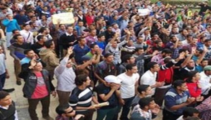 إنطلاق أولى فعاليات طلاب ضد الانقلاب بأزهر أسيوط