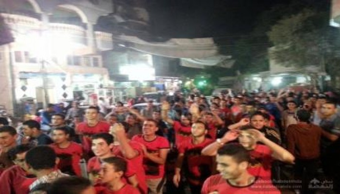 الجيزه: بنى مجدول تنتفض رفضا لحكم العسكر