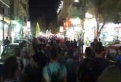 مسيرة حاشدة لشباب حلوان دعمًا لانتفاضة الطلاب