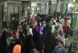 مناهضو الإنقلاب بصفط اللبن يتظاهرون تضامنا مع أهالى سيناء