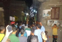 مسيرة لطلاب ضد الانقلاب بالوفائية رفضاً لإبادة المصريين في سيناء