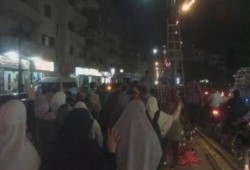 المنوفية: مسيرة بشبين الكوم تندد بتهجير أهل سيناء