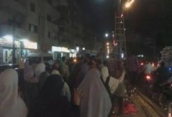 المنوفية: مسيرة بشبين الكوم تندد بتهجير أهل سيناء