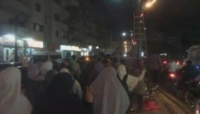 المنوفية: مسيرة بشبين الكوم تندد بتهجير أهل سيناء