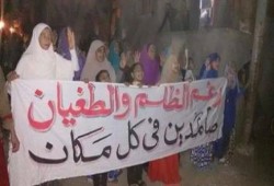 حراك ثورى ليلى بثلاث مسيرات بدمياط