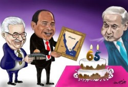 كريكاتير : هدايا أحباب نتنياهو في ذكرى ميلاده