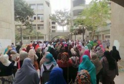 بالصور .. طلاب ضد الانقلاب حلوان ينظمون فاعلية حاشدة