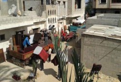 بالصور الجيش يواصل هدم المنازل وتهجير السكان برفح المصرية