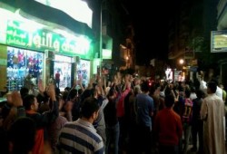 الشرقية:  مسيره ليلية بمنيا القمح بأسبوع العسكر يبيع سيناء