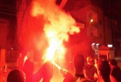 الشرقية:  وقفة لاولتراس نهضاوي أمام مجلس مدينة كفر صقر