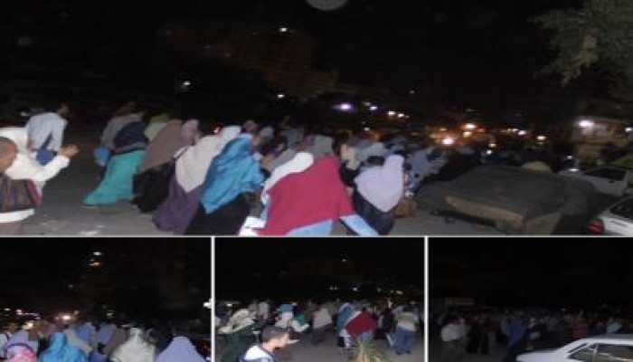 ثوار الإسكندرية ينددون بإختطاف الطلبة من أمام الجامعة