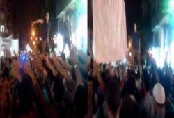 حدائق القبة تنتفض ليلاً ضد إبادة أهالي سيناء