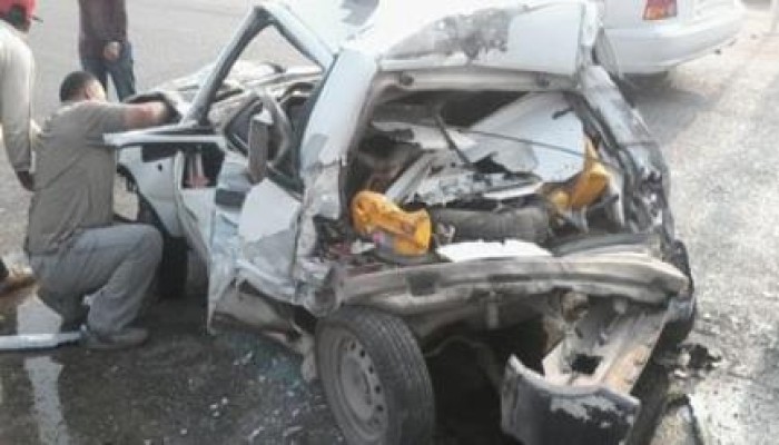 نزيف الدم المصري يتواصل على الطرق : مصرع 6 في حادث مروع يشل حركة المرور بالأوتوستراد