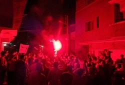 بالصور : مسيرة حاشدة بالبدرشين تنديداً بتهجير اهالى سيناء