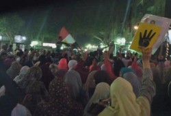 فاعلية مسائية حاشدة لثوار المعادى ضد الانقلاب العسكري