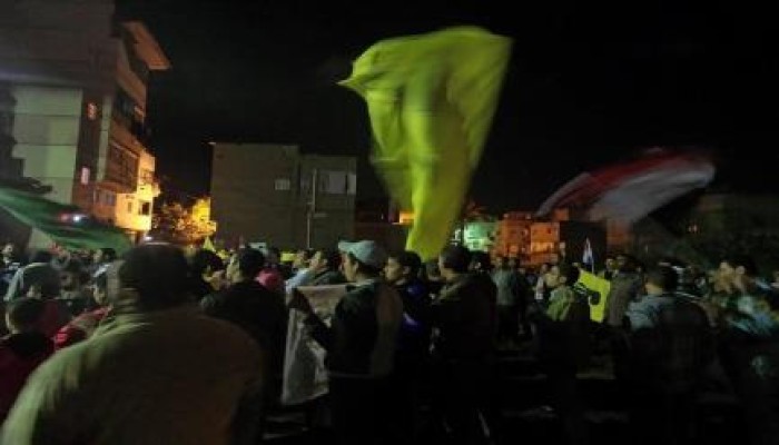 ثوار مدينة نصر و مصر الجديدة ينتفضون بمسيرة ليلية حاشدة