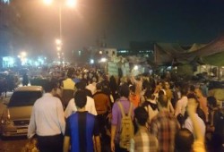 ثوار المطرية وعين شمس في مسيرتهم الليلية (يسقط يسقط حكم العسكر ..ارحل يا فااااااشل )