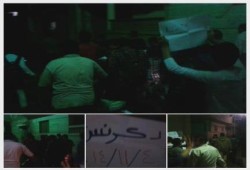 الدقهلية: مسيرة ليلية لشباب ضد الانقلاب "بدكرنس" من أمام أكاديمية السادات