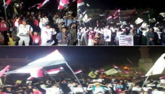 "ليلة من رابعة" مؤتمر بلطيم تندد بإبادة الانقلاب لأهالي سيناء