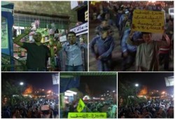 مسيرة حاشدة لثوار قرية الشوبك رافضة للانقلاب العسكري