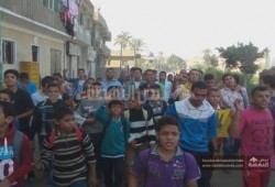 التهجير القسرى لأهالى سيناء يثير غضب طلاب المنصورية