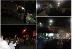 ثوار دمياط يختتمون إسبوع العسكر يبيع سيناء بثلاث فعاليات ليلية