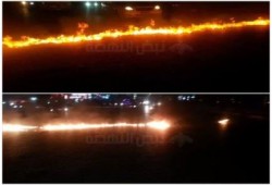 مجهولون يقطعون شارع الهرم رداً على الاعتقالات التعسفية لقوات أمن الإنقلاب لمناهضى الإنقلاب