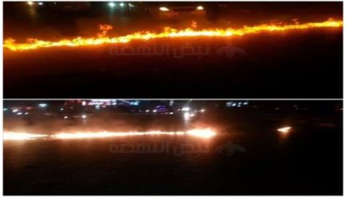 مجهولون يقطعون شارع الهرم رداً على الاعتقالات التعسفية لقوات أمن الإنقلاب لمناهضى الإنقلاب