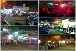 سلسلة بشرية لرافضى الانقلاب بالبدرشين فى اسبوع "قاوموا الظلم"