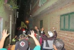 مسيرة ليلية لشباب ضد الإنقلاب بالبصارطة دمياط