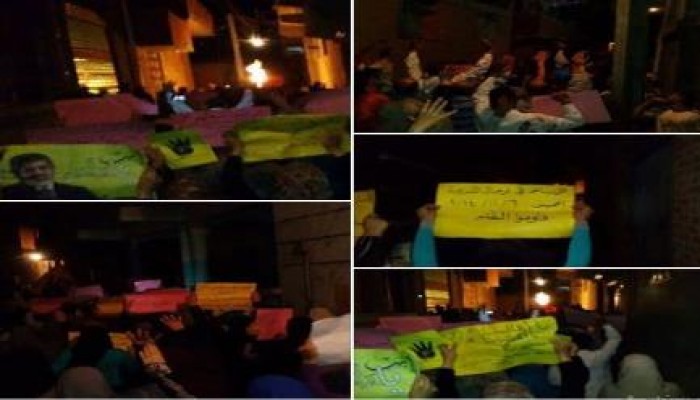 الدقهلية: مسيرة لاتحاد "شباب رابعة" بقرية برمبال والرياض تنديداً بحكم العسكر والفساد