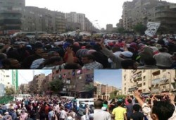 مسيرة حاشدة بالمطرية تطالب بمحاكمة قتلة الأطفال