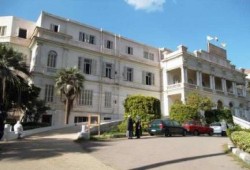 نحس السيسي: حريق هائل بمستشفى الرمد بالإسكندرية