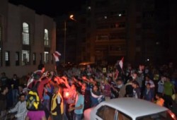 ثوار بورسعيد يحيون مسيرة ليلية حاشدة ضد الانقلاب