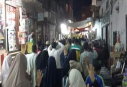 مسيرة بالصف تطالب بالإفراج عن المعتقلين