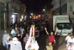 مسيرة ليلية لـ"ثوار حوش عيسي" تطالب بوقف تهجير أهالي سيناء